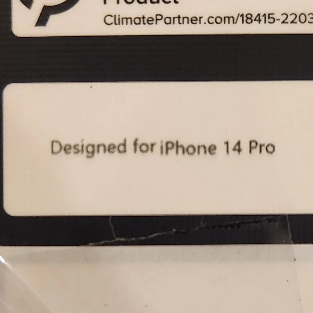 📱Torras Black Phone Case for iPhone 14 Pro – Ultra Thin – New (Open Box)